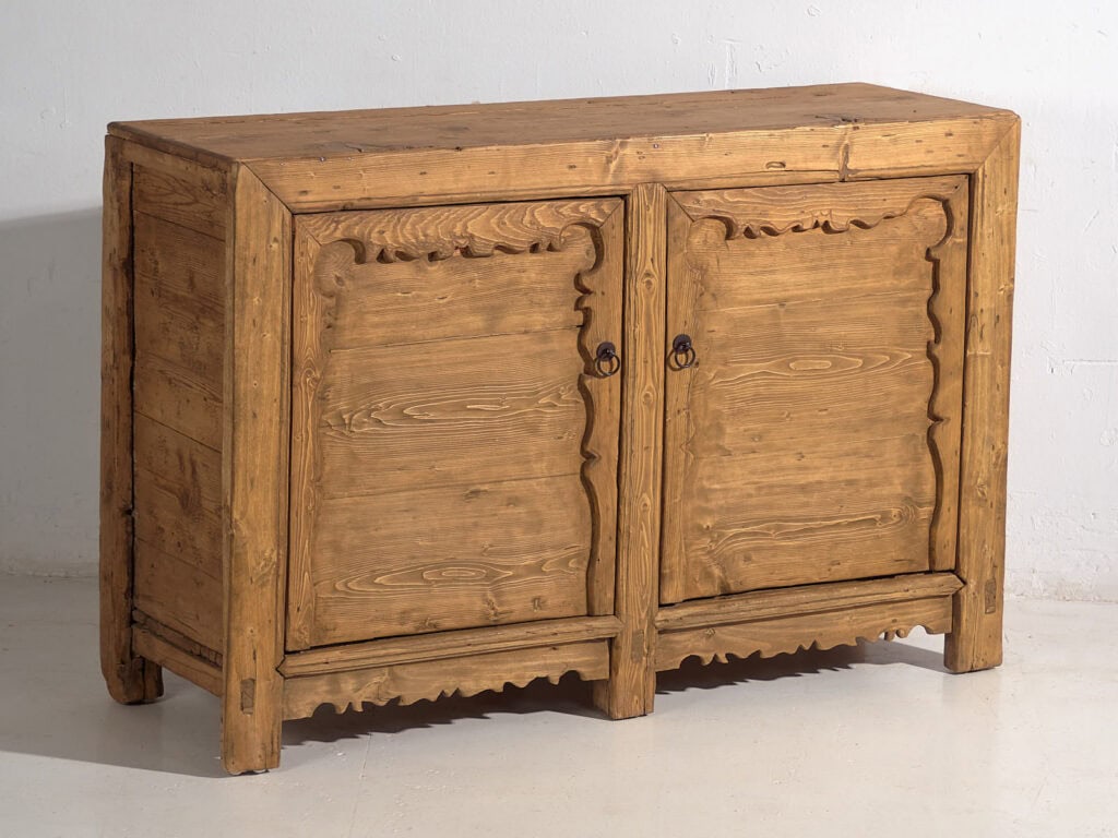 Aparador chino antiguo de dos puertas (c.1900) #5