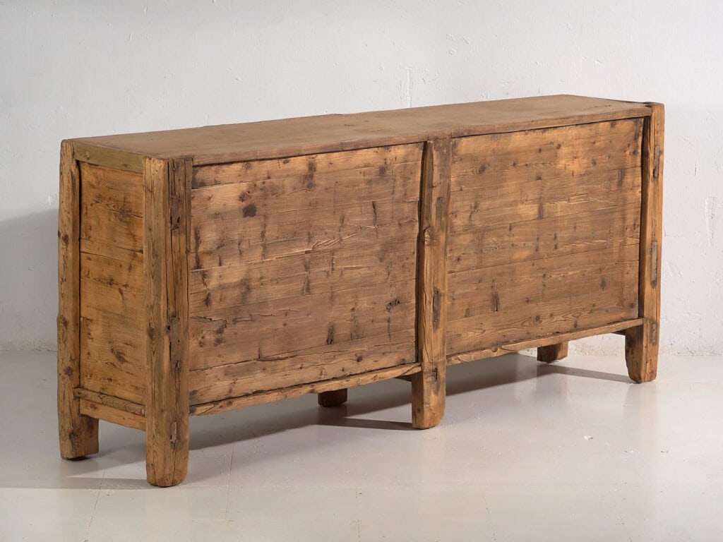 Aparador grande antiguo de estilo primitivo (c.1900) #15