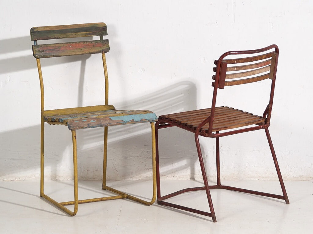 Antique outdoor chairs (c.1920). Set of 4 pieces #16