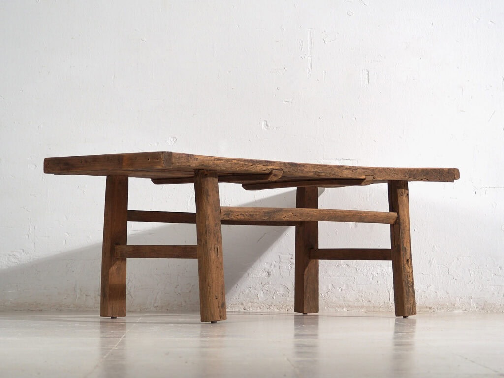 Table basse ancienne wabi sabi (c.1900) #40