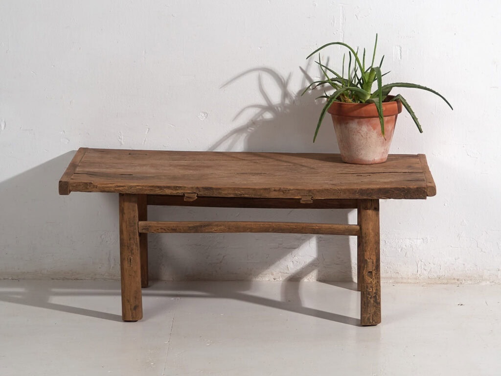 Table basse ancienne wabi sabi (c.1900) #40