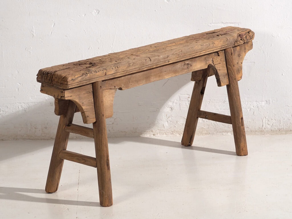 Antique footboard bench (c.1870) #5