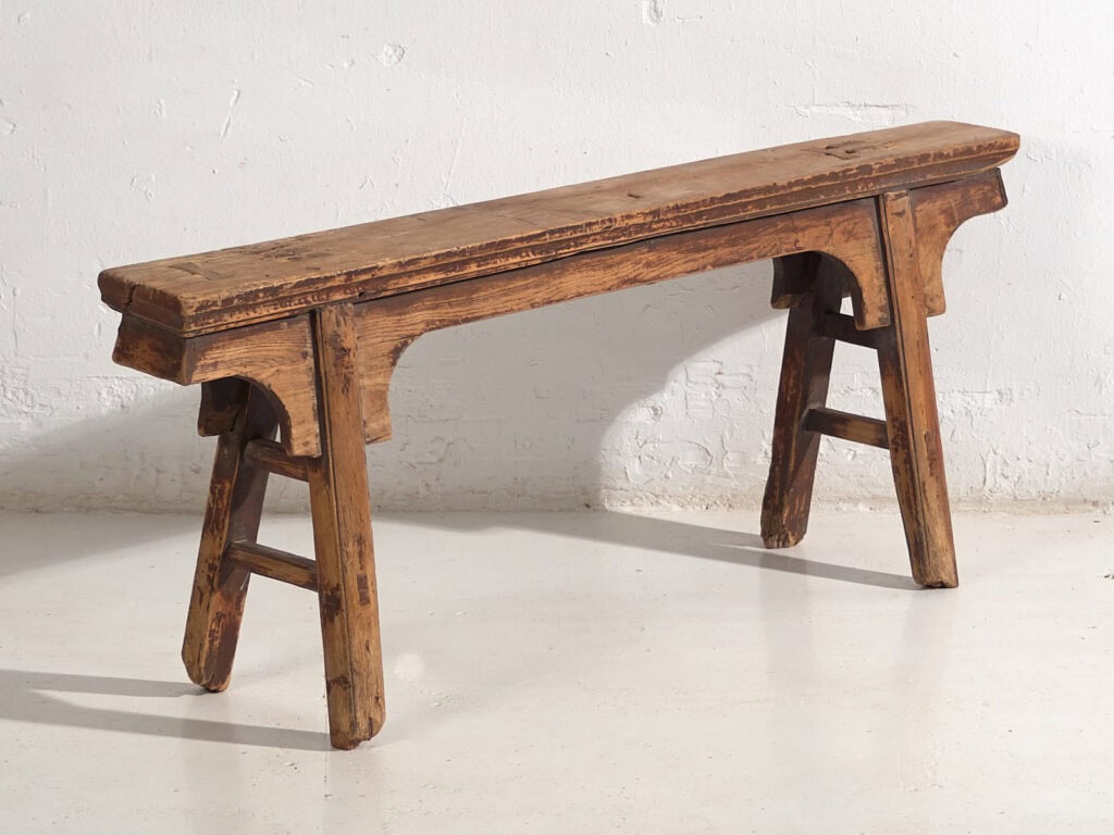 Banc ancien de style wabi sabi (c.1870) #9