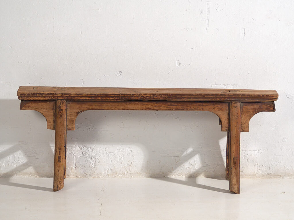 Banc ancien de style wabi sabi (c.1870) #9