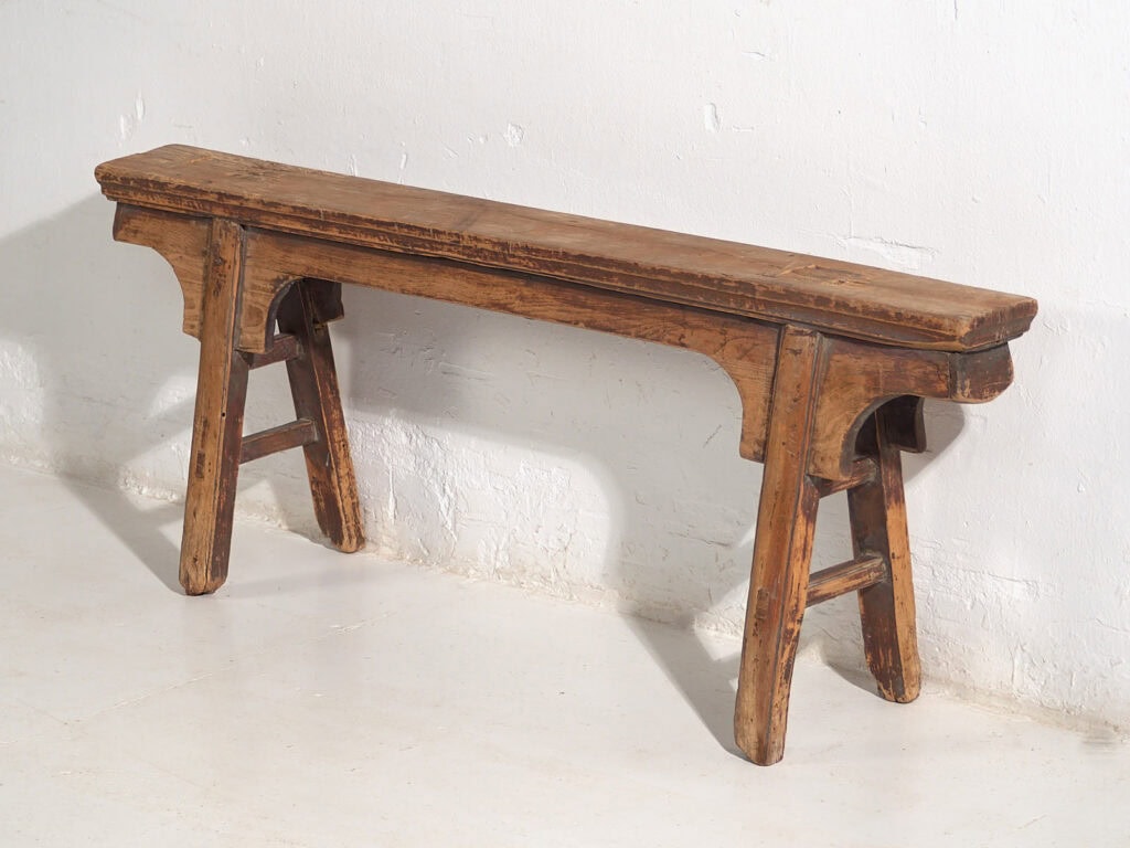 Banc ancien de style wabi sabi (c.1870) #9