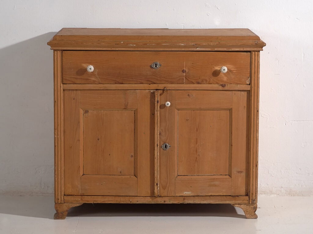 Armario auxiliar de cocina antiguo (c.1920) #4