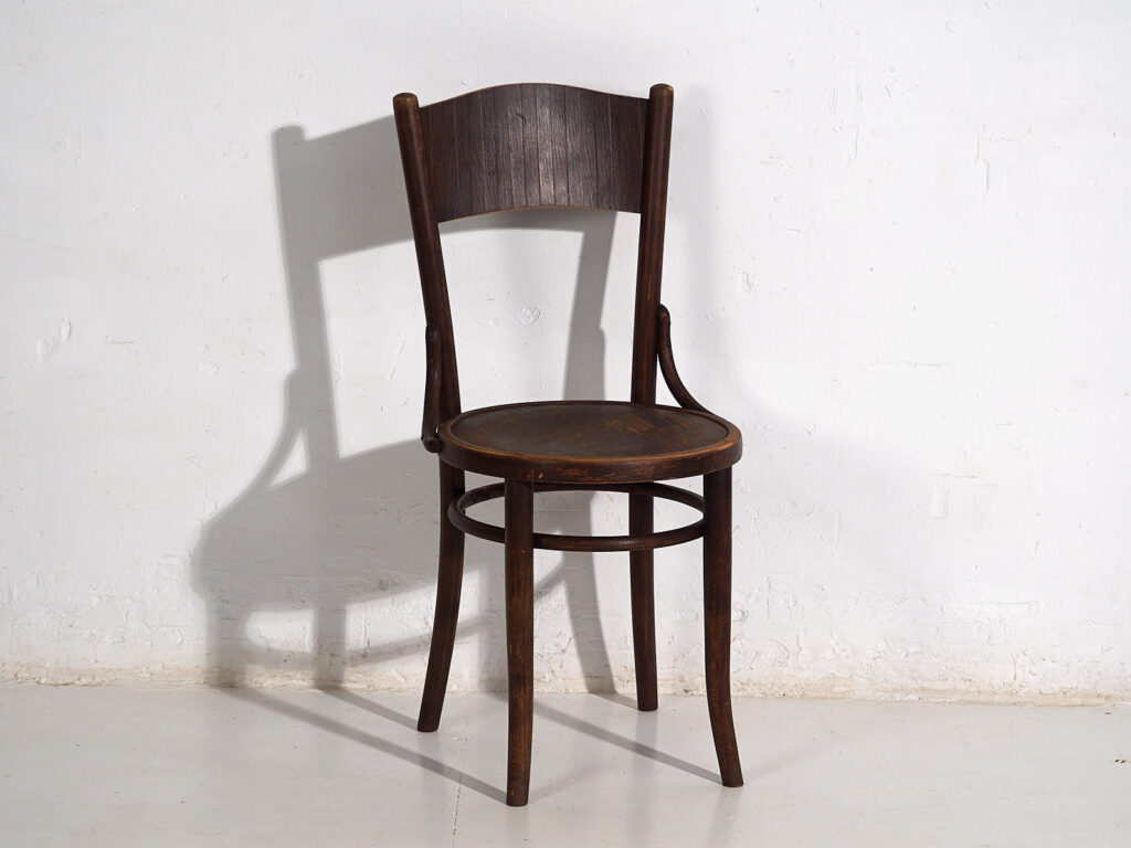 Sillas antiguas de madera curvada Thonet-Mundus (c.1920). Conjunto de 4 piezas #3