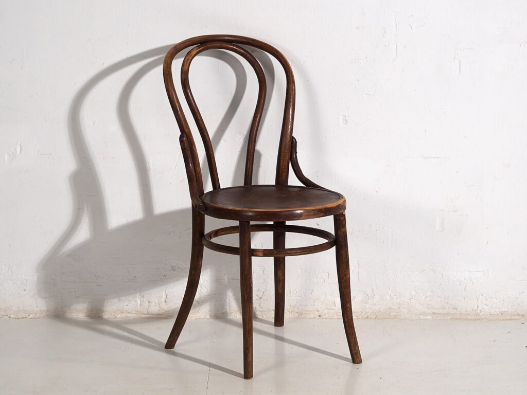 Sillas antiguas de estilo café parisino (c.1920). Conjunto de 4 piezas #5