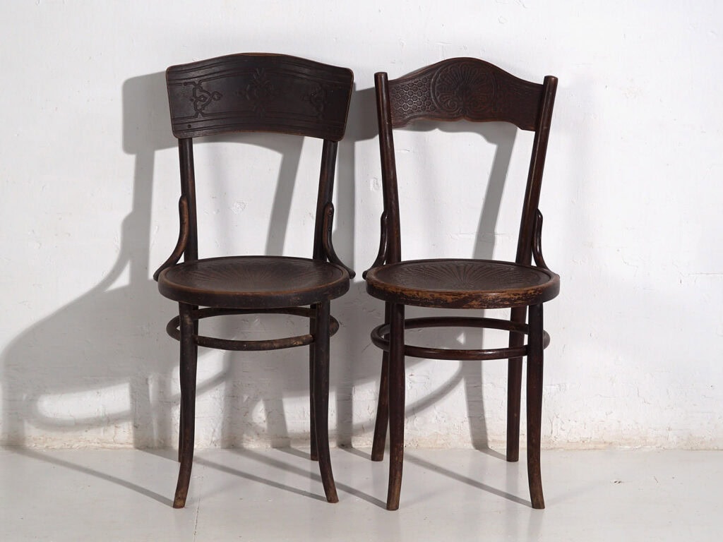 Conjunto de sillas antiguas Thonet-Mundus (c.1920). Conjunto de 4 piezas #3