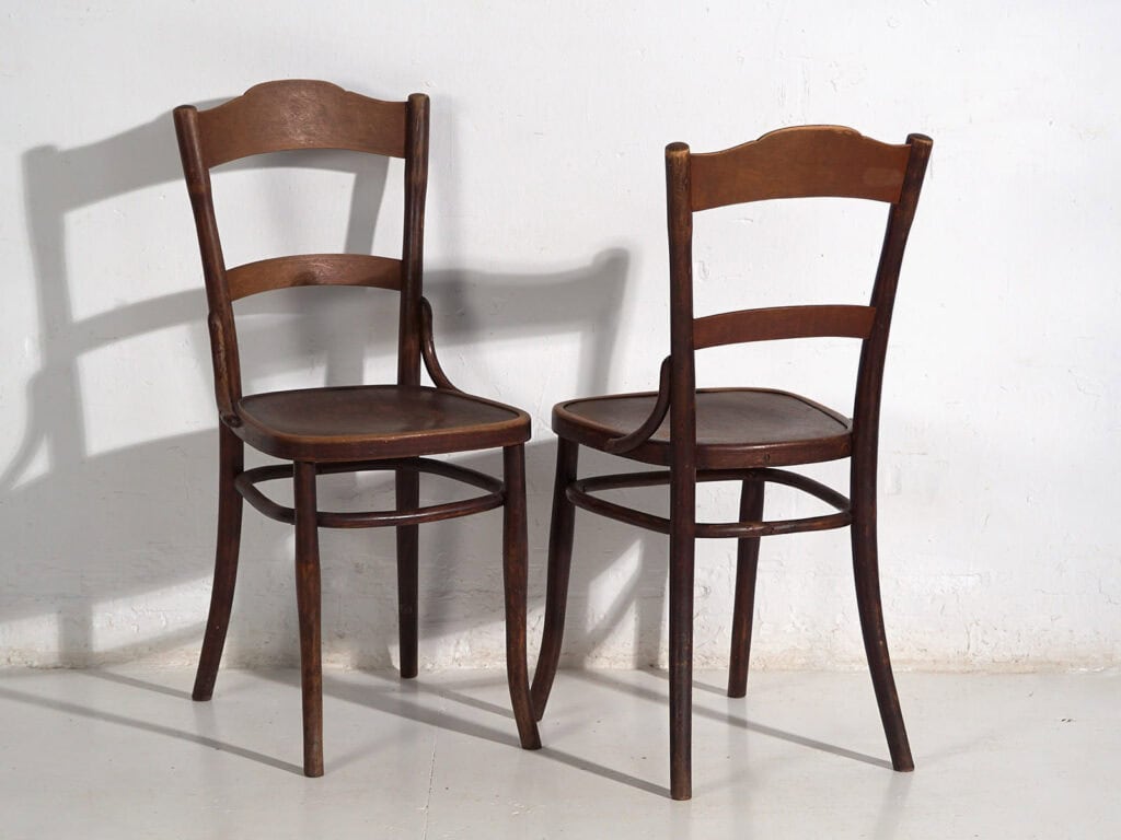 Antique Thonet-Mundus chairs (c.1920). Set of 2 pieces #2
