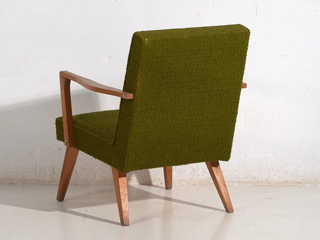 Butaca vintage de color verde (c.1950)