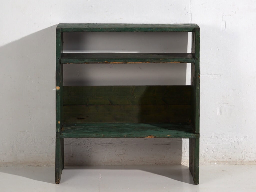 Small green antique bookcase (c.1920) #8