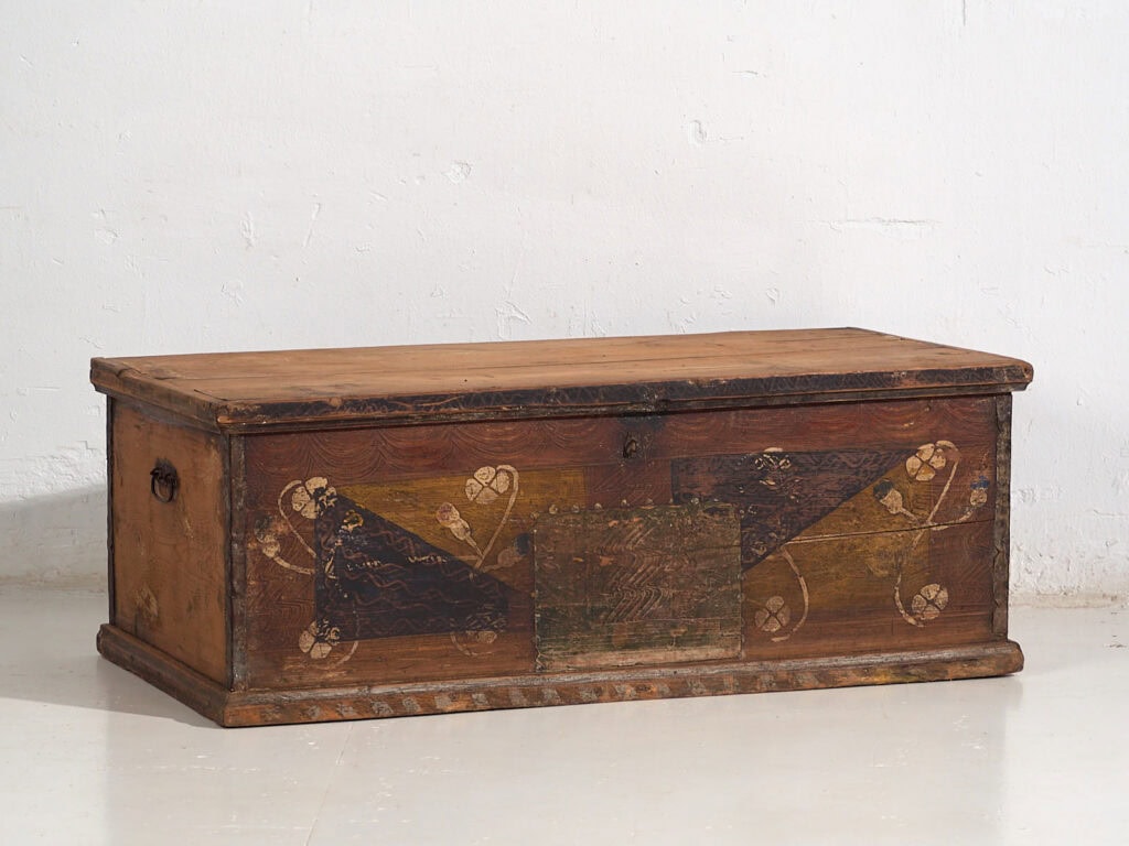 Coffre de rangement ancien (c.1920) #11