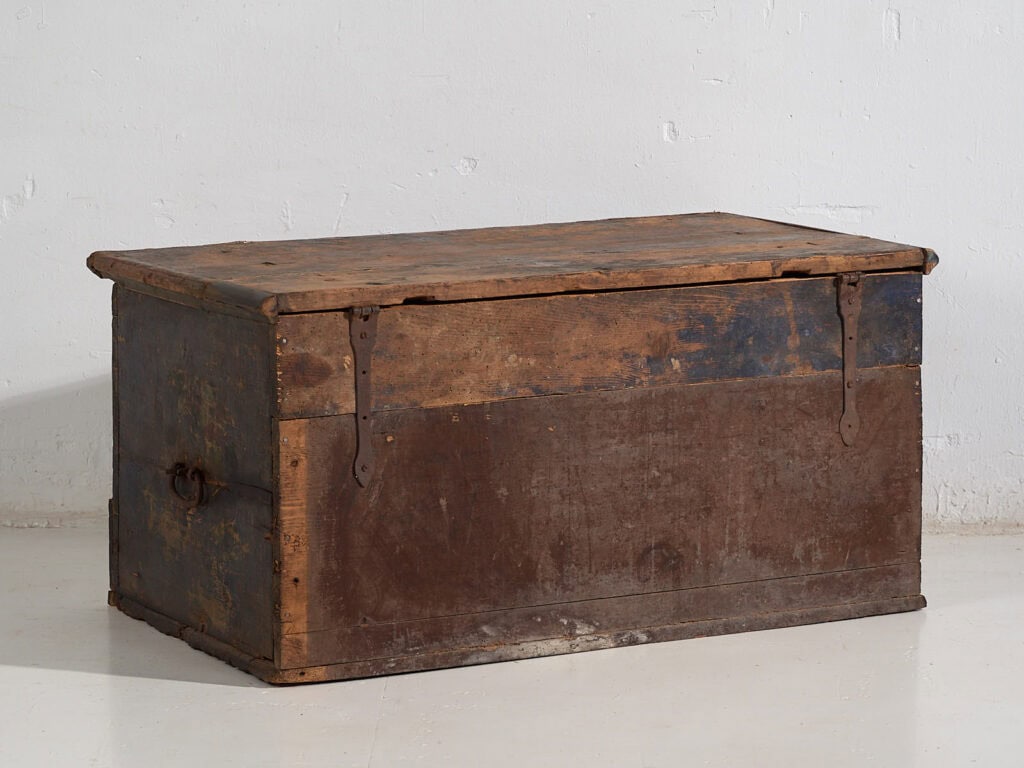 Antique folk art style trunk (Year 1838) #46