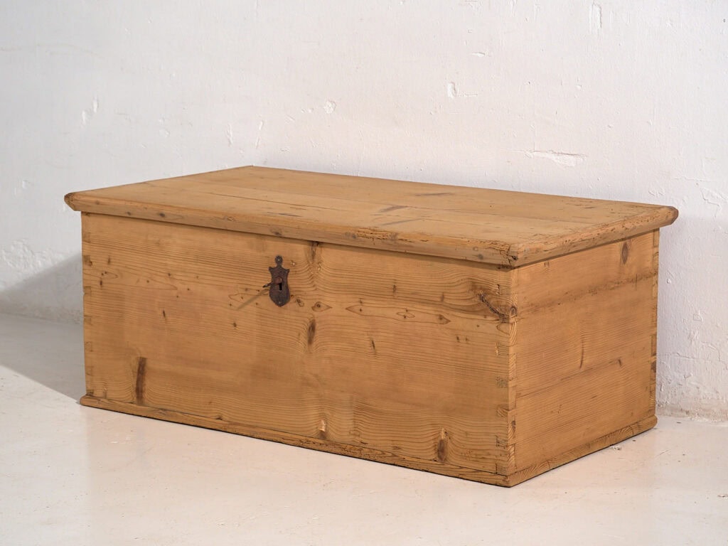 Botte ancienne en bois massif (c.1920) #2