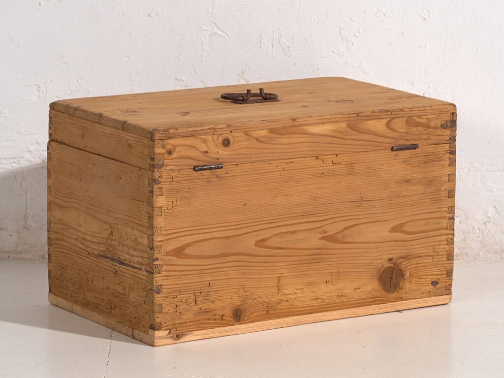 Cofre de almacenaje antiguo (c.1920) #4