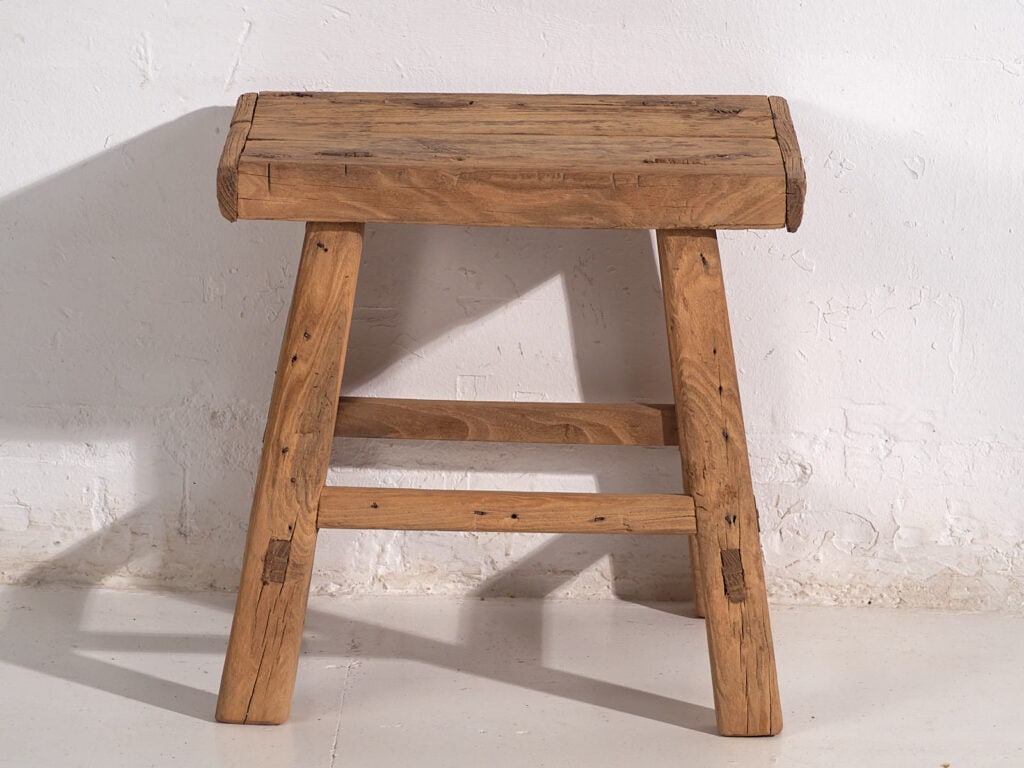 Antique oriental stool (c.1900) #8