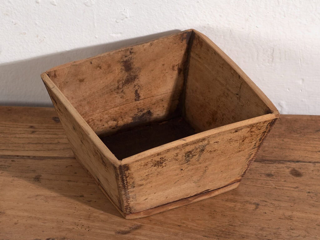 Bol carré wabi-sabi ancien (c.1920) #8