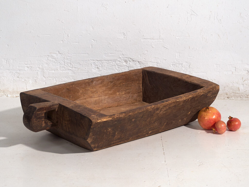 Auge ancienne en bois massif (c.1900) #6