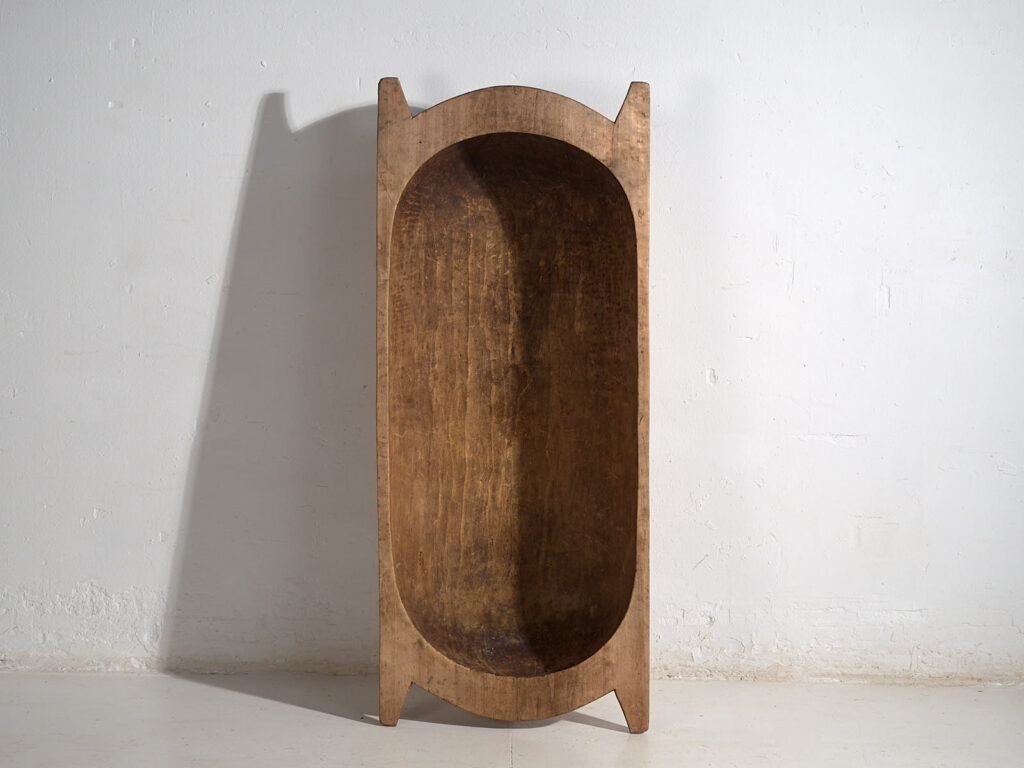 Antique solid wood bowl (c.1900) #14