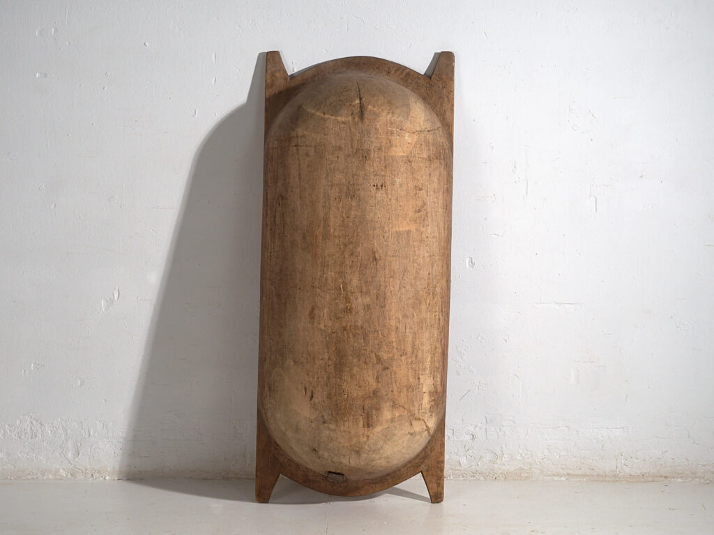 Antique solid wood bowl (c.1900) #14