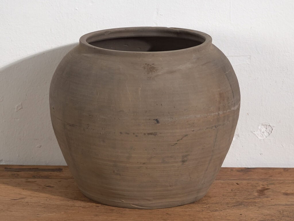 Vase ancien de style wabi sabi (c.1900) #10