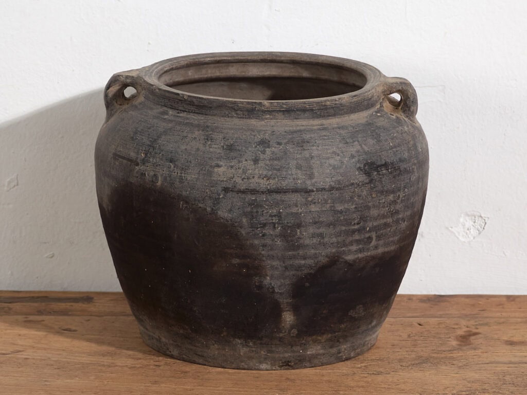 Jarrón antiguo de estilo wabi sabi (c.1900) #18