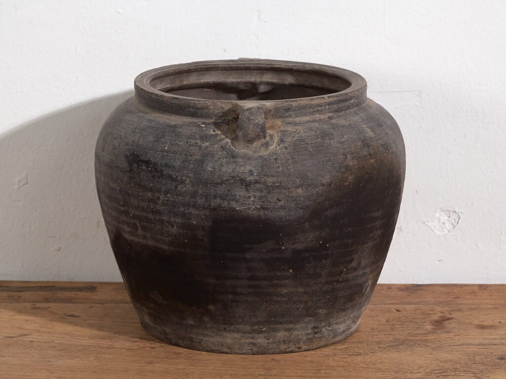 Jarrón antiguo de estilo wabi sabi (c.1900) #18