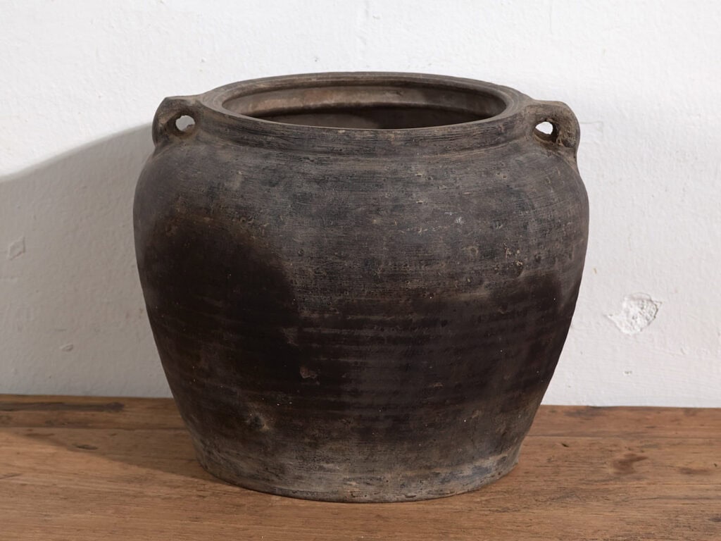 Jarrón antiguo de estilo wabi sabi (c.1900) #18