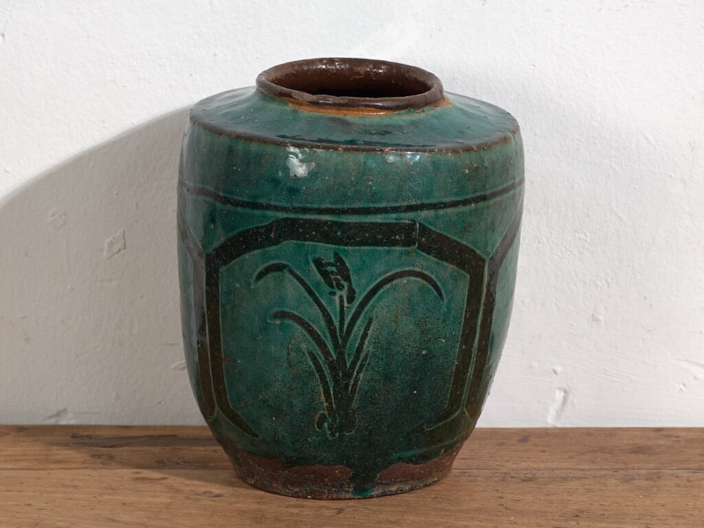 Vase vert ancien (c.1820) #24