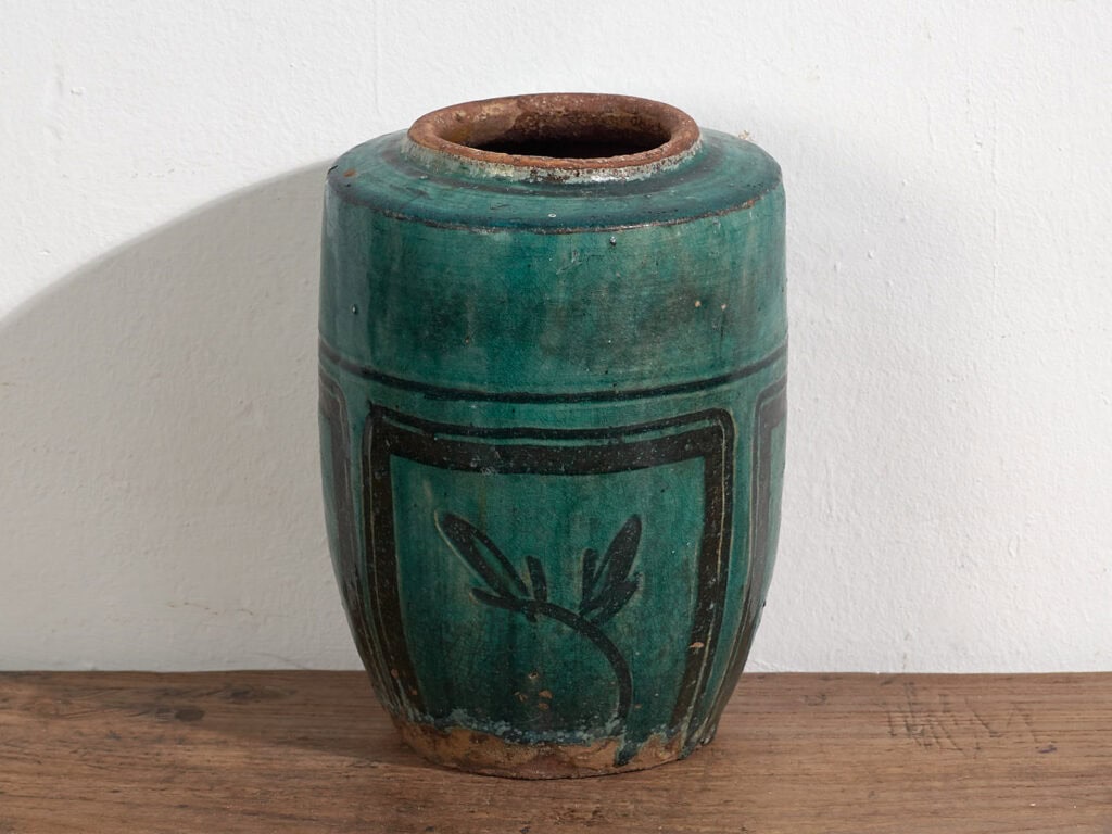 Vase vert ancien (vers 1820) #39