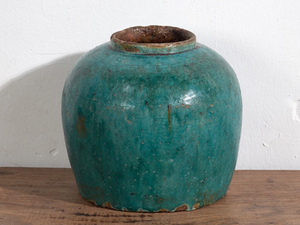 Jarrón esmaltado antiguo (c.1820) #19