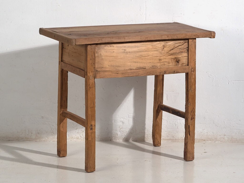 Antique solid wood console table (c.1900) #31