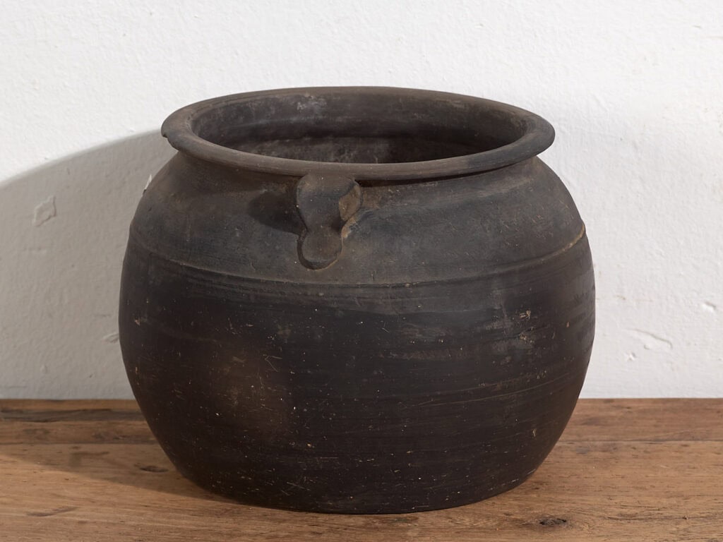 Petit récipient antique en céramique (c.1900) #5