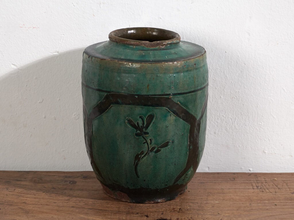 Vasija esmaltada antigua (c.1820) #16