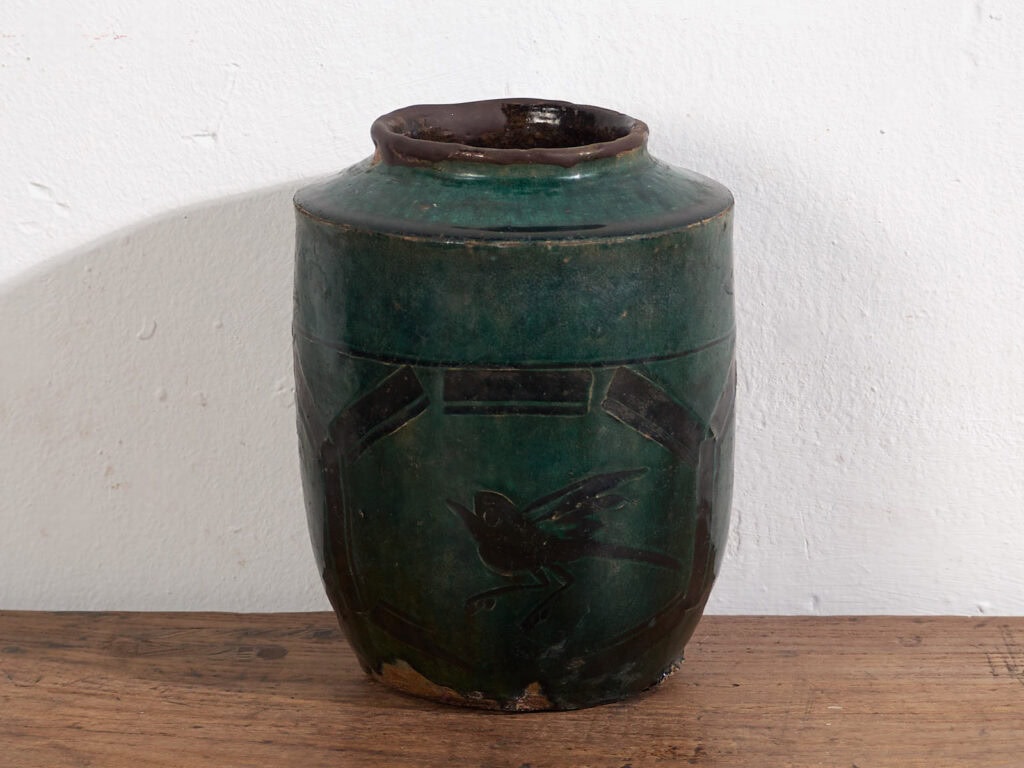 Antique enameled vessel (c.1820) #21