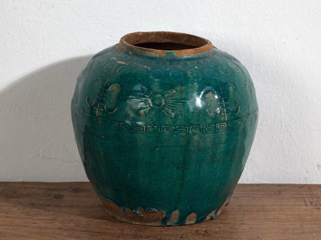 Jarrón antiguo de gres (c.1820) #42