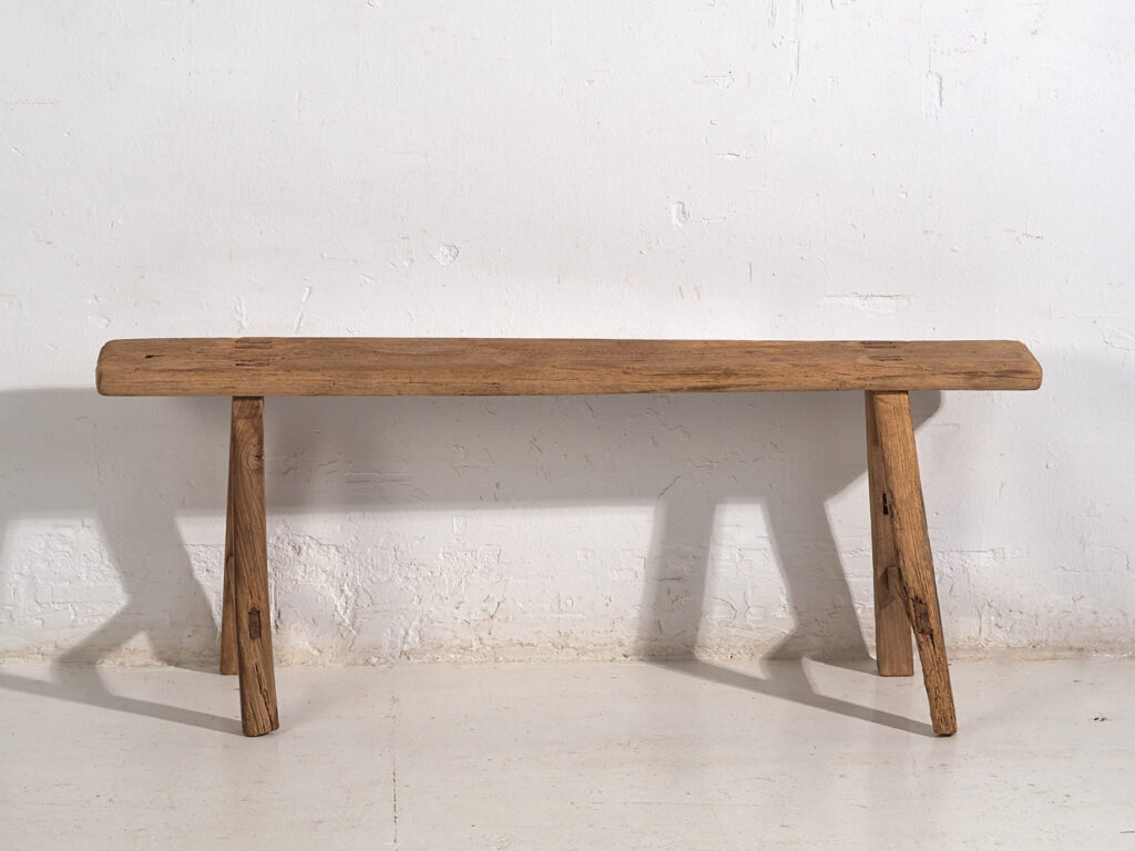 Antique wabi sabi style bench (c.1870) #24