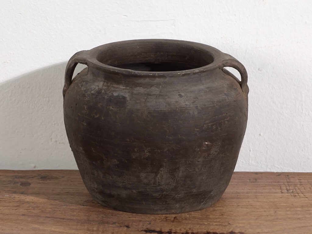 Small antique ceramic vase (c.1900) #11