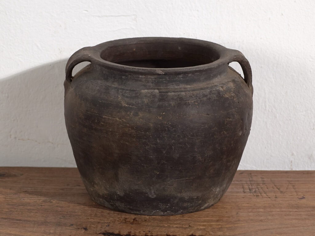 Small antique ceramic vase (c.1900) #11