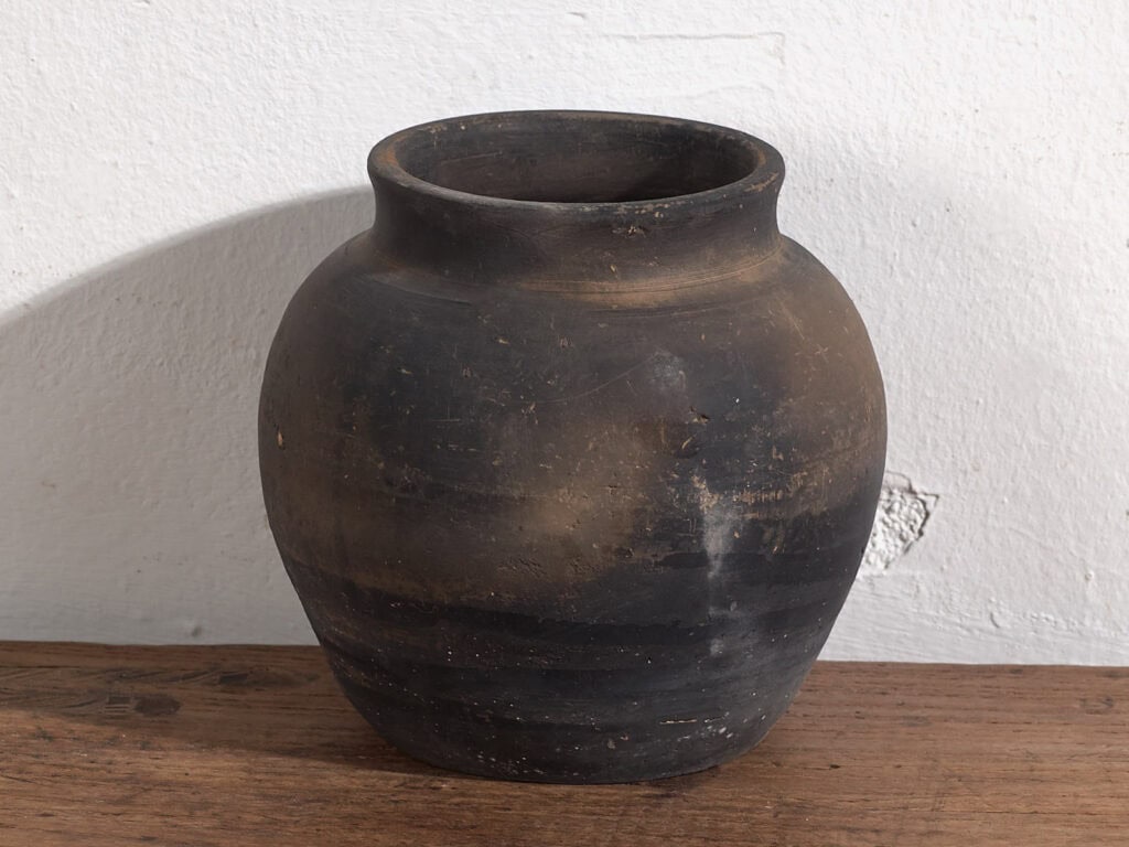 Small antique ceramic vase (c.1900) #13