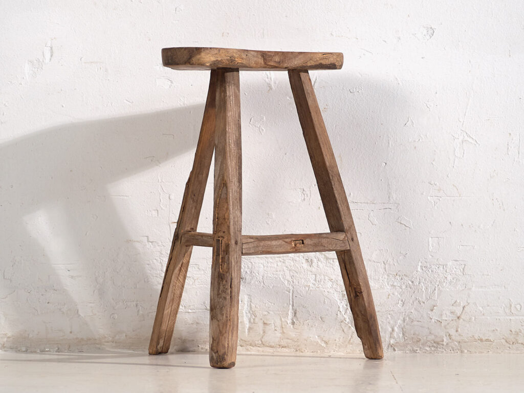 Antiguo taburete asiático (c.1900) #4