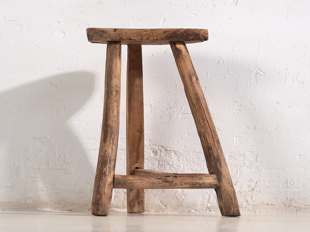 Taburete oriental antiguo (c.1900) #6