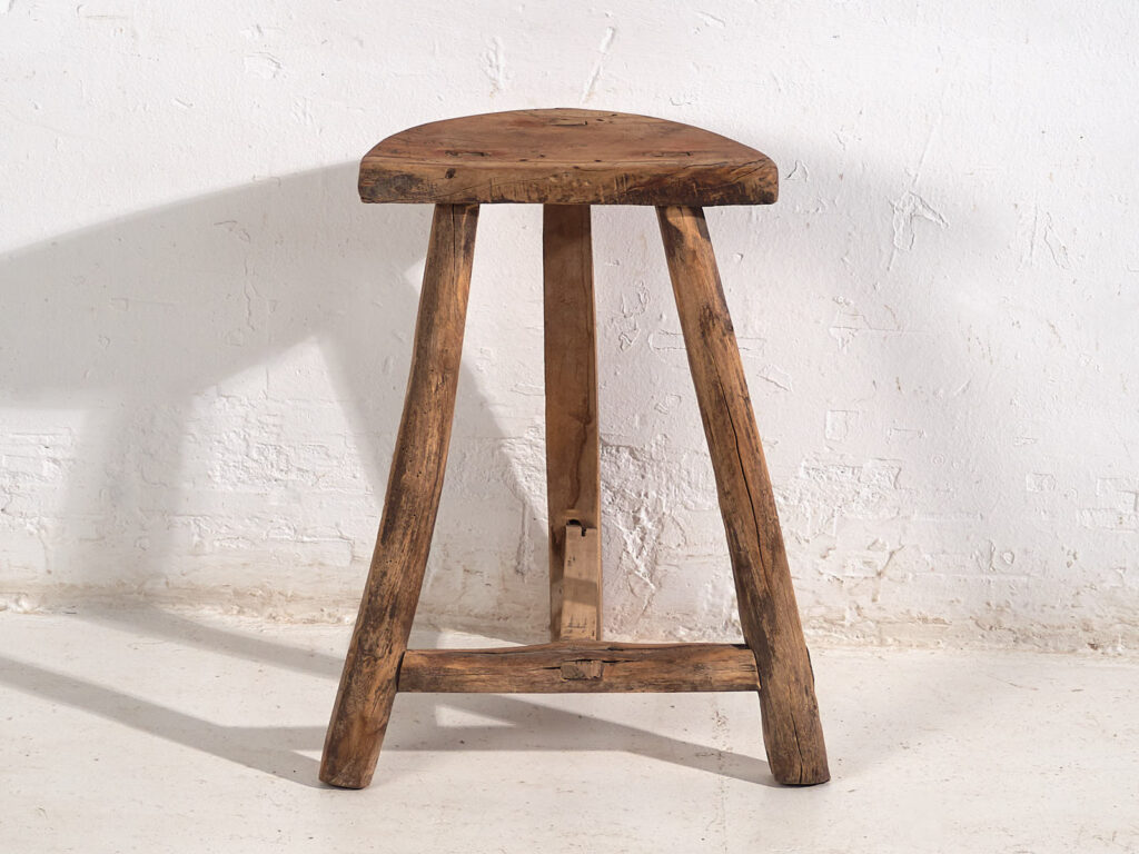 Taburete oriental antiguo (c.1900) #6