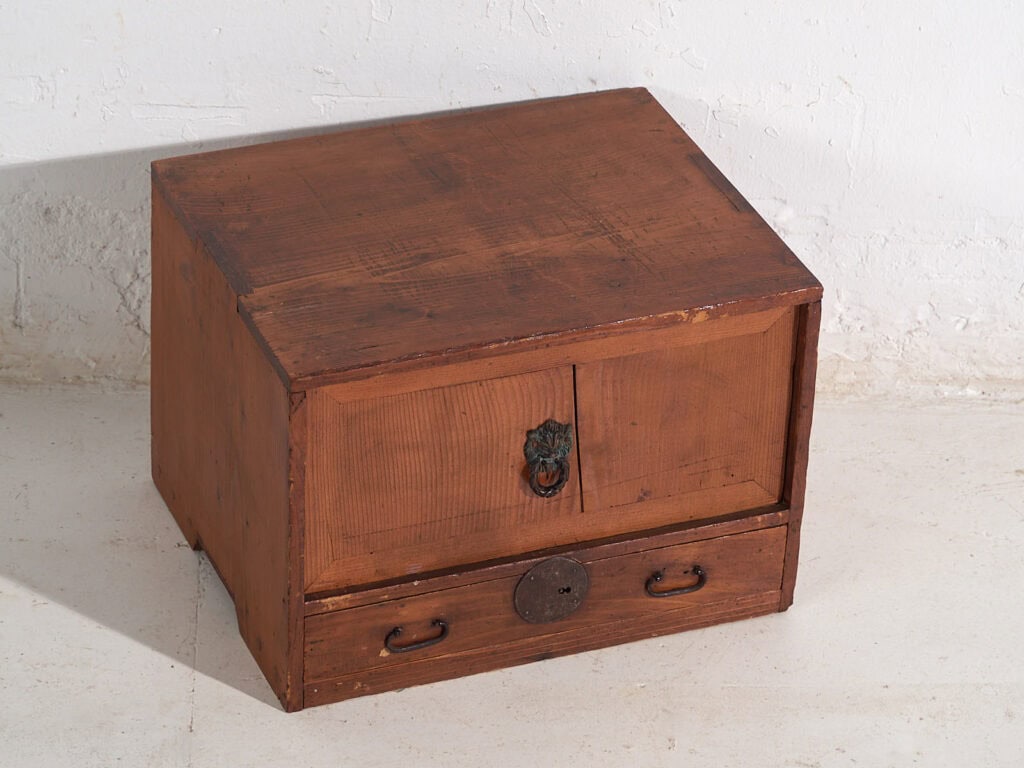 Small antique Japanese chest (c.1890) #24