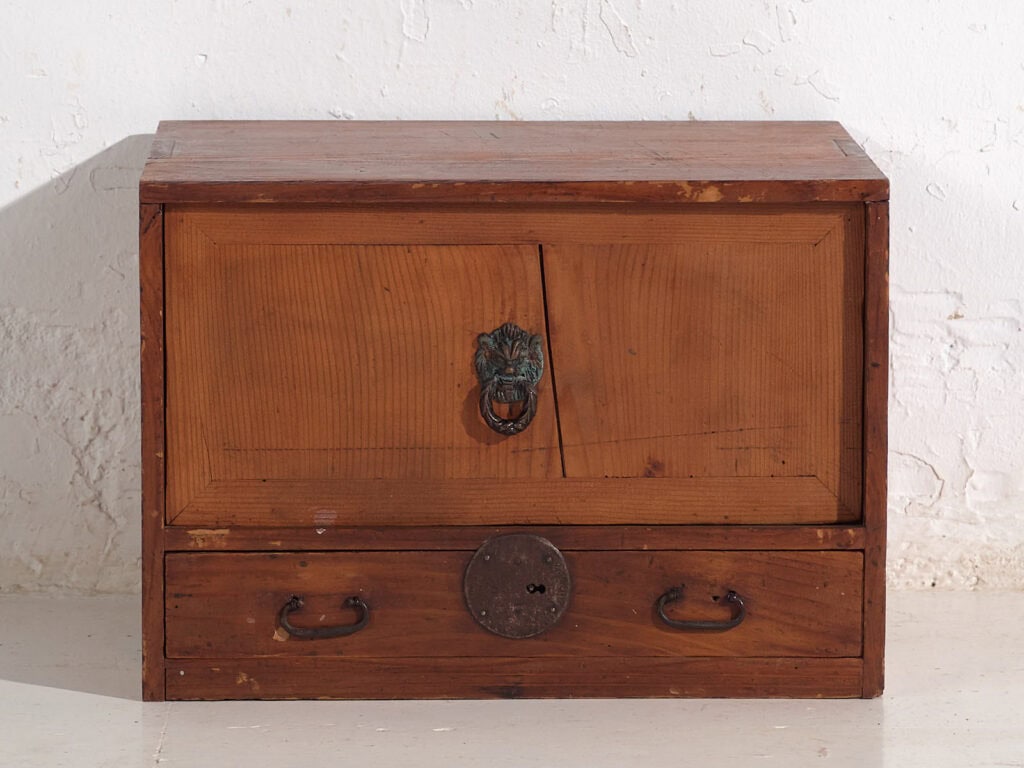 Small antique Japanese chest (c.1890) #24