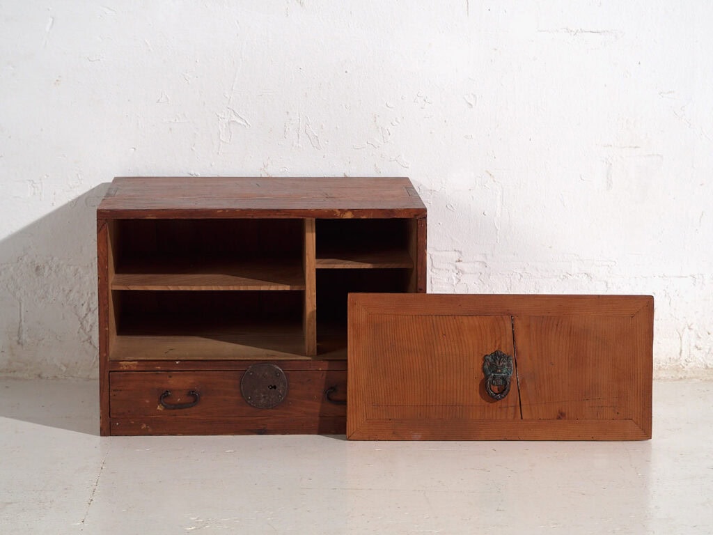 Small antique Japanese chest (c.1890) #24