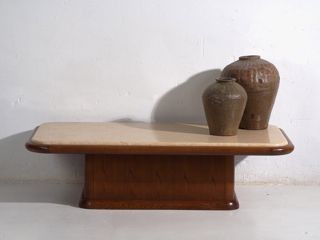Vintage Japanese marble table (c.1950) #50