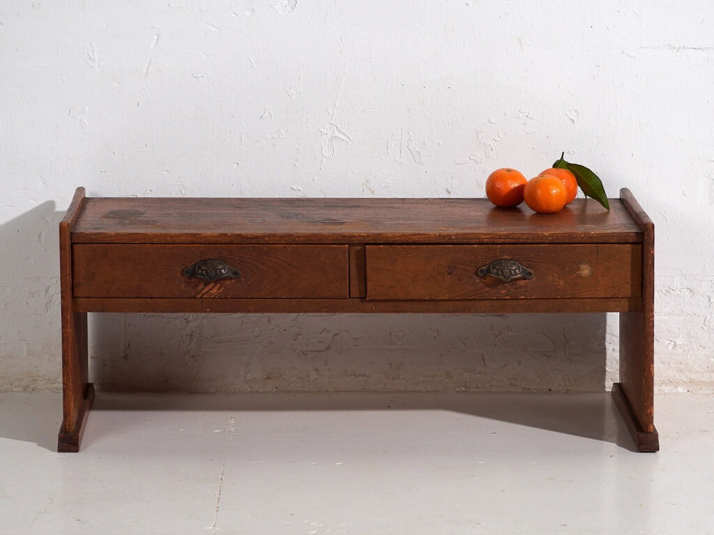 Chabudai japonés antiguo con cajones (c.1926-1970) #3