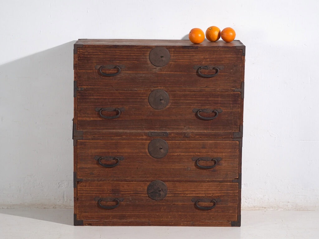 Ancienne commode japonaise Tansu - Période Meiji / Taishō (c.1868-1926) #5